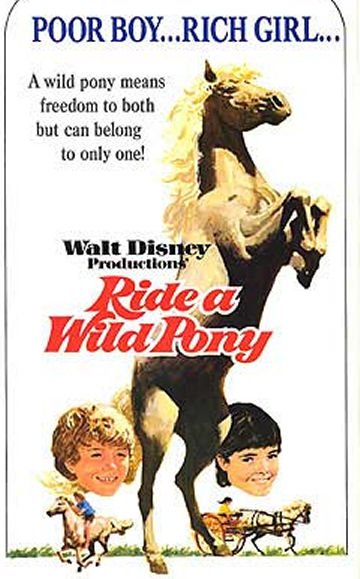 Affiche poster où passé poney wild ride pony disney