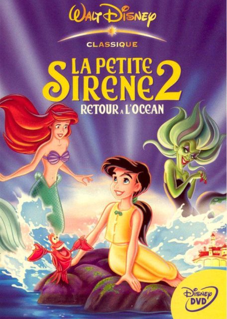 Affiche Poster petite sirène 2 retour océan little mermaid return sea disney disneytoon
