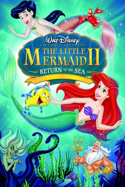 Affiche Poster petite sirène 2 retour océan little mermaid return sea disney disneytoon