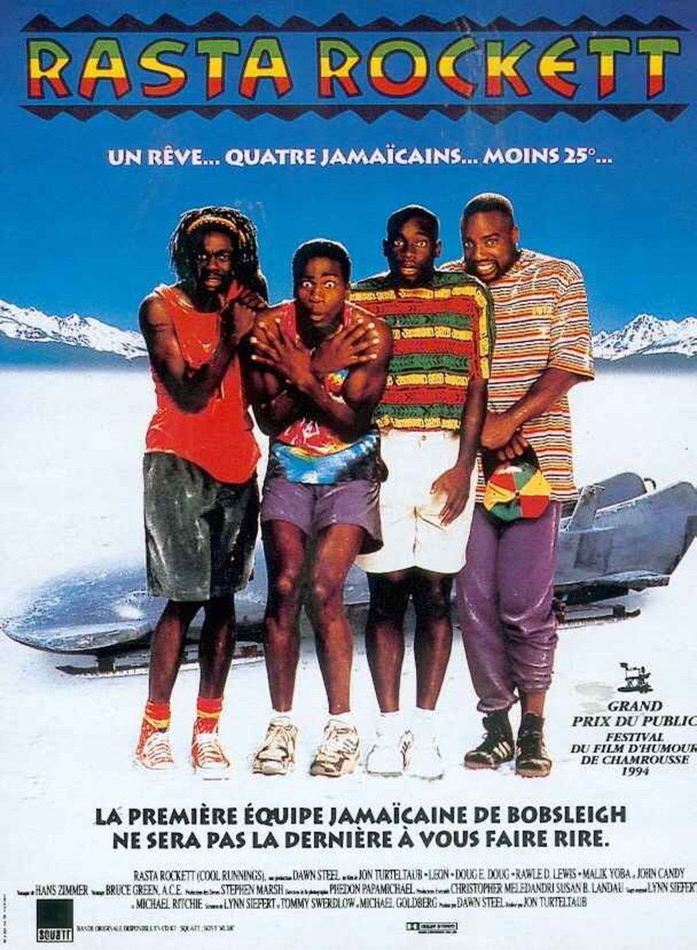 Affiche Poster rasta rockett cool runnings disney