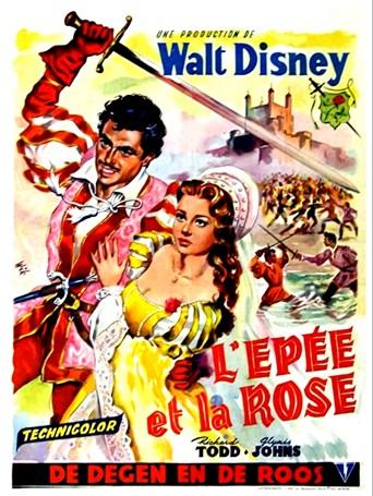 Affiche Poster rose épée sword disney
