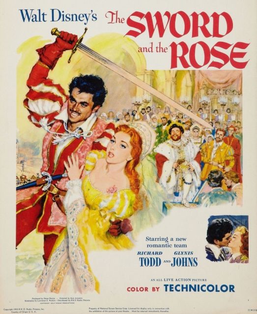 Affiche Poster rose épée sword disney