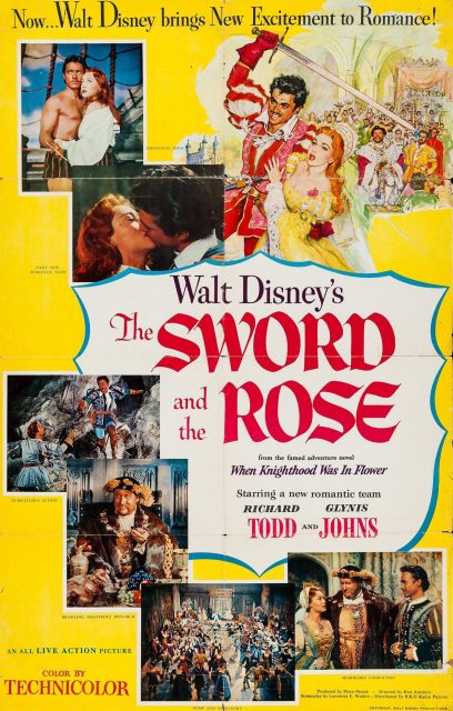Affiche Poster rose épée sword disney