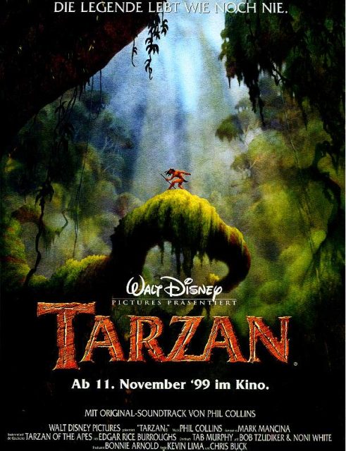 Tarzan - Photos et affiches. 13 Affiche Tarzan Disney Poster