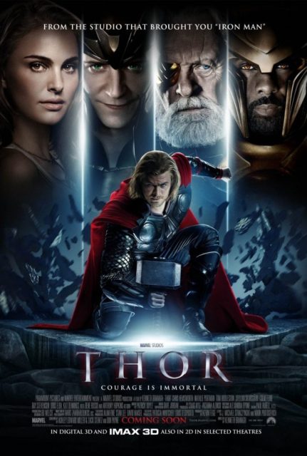 Thor. 11 Affiche Poster Thor Disney Marvel