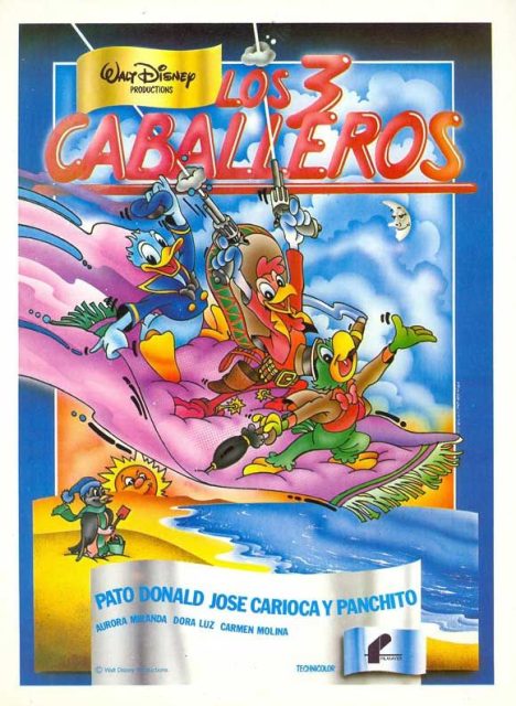 Les trois caballeros - Photos et affiches. 17 Affiche Les trois caballeros Disney Poster Three