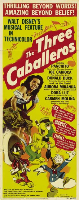 Les trois caballeros - Photos et affiches. 14 Affiche Les trois caballeros Disney Poster Three