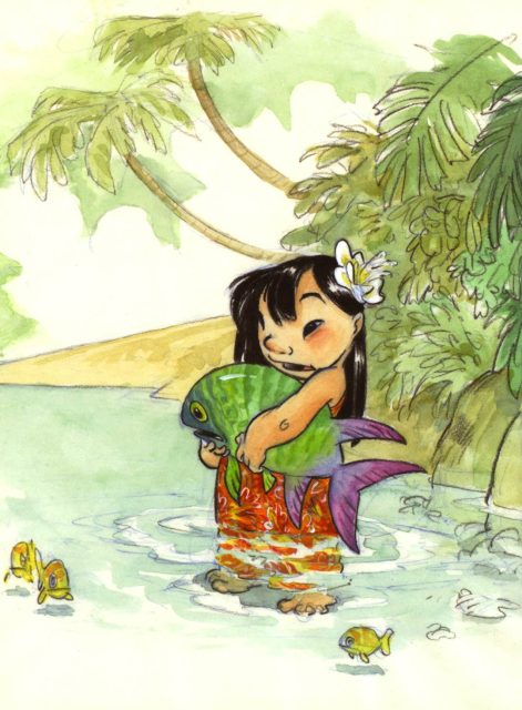 Lilo & Stitch - Photos et affiches. 66 Artwork Concept art Lilo & Stitch Disney