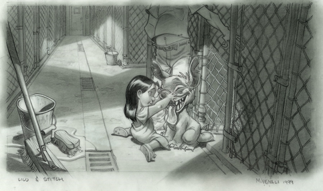 Lilo & Stitch - Photos et affiches. 55 Artwork Concept art Lilo & Stitch Disney