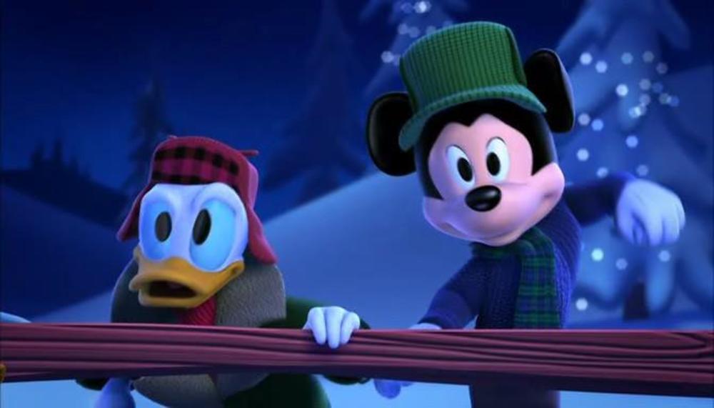 image mickey deux fois noel twice christmas disney