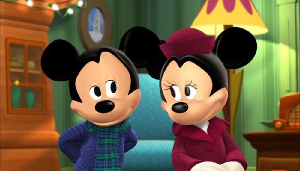 image mickey deux fois noel twice christmas disney