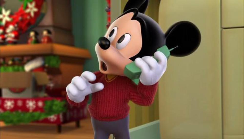 image mickey deux fois noel twice christmas disney