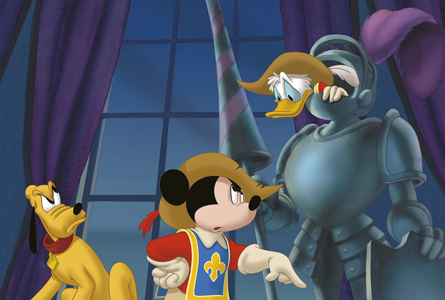 image Mickey Donald Goofy dingo trois mousquetaires Three Musketeers disney