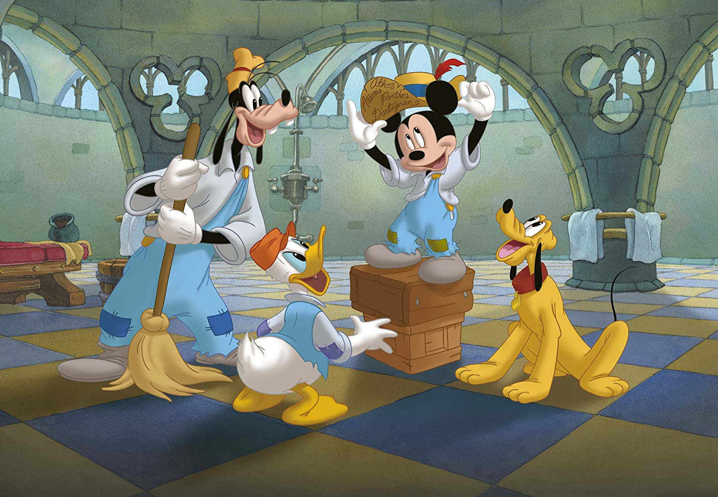 image Mickey Donald Goofy dingo trois mousquetaires Three Musketeers disney