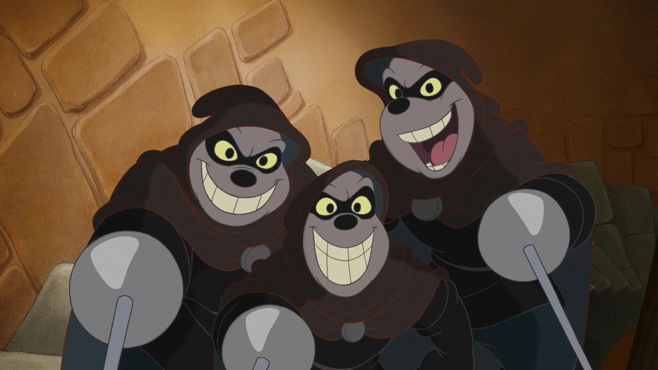 image Mickey Donald Goofy dingo trois mousquetaires Three Musketeers disney