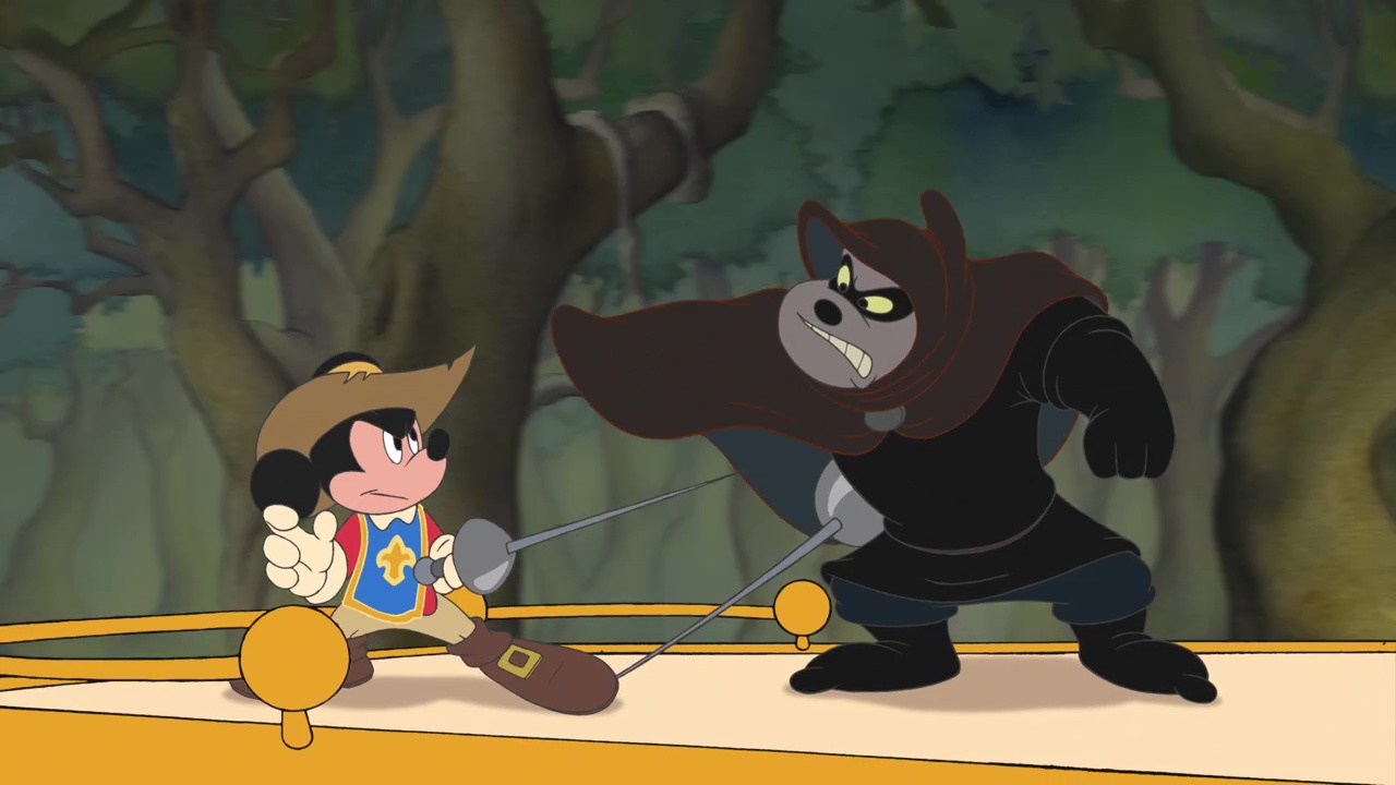 image Mickey Donald Goofy dingo trois mousquetaires Three Musketeers disney