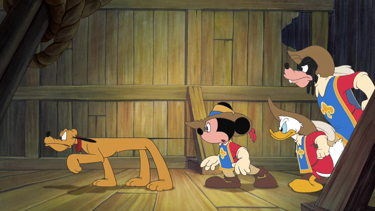 image Mickey Donald Goofy dingo trois mousquetaires Three Musketeers disney