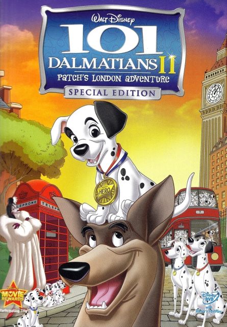 affiche poster 101 dalmatiens dalmatians 2 trace héros patch london adventure disney
