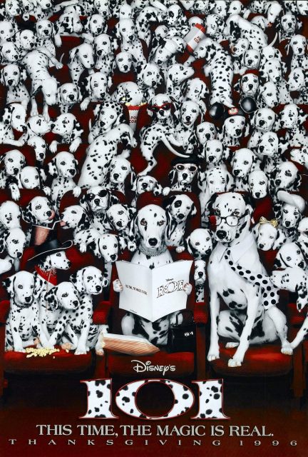 Les 101 dalmatiens (Film - 1996). 16 Affiche poster 101 dalmatiens film disney