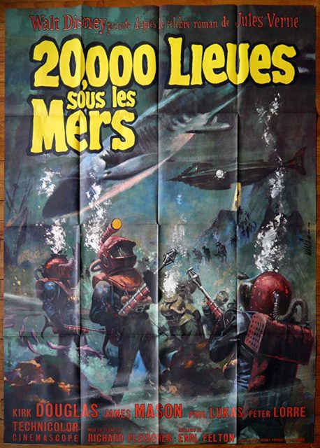 20 000 lieues sous les mers - Photos et affiches. 3 Affiche Poster 20 000 lieues sous mers leagues under sea disney