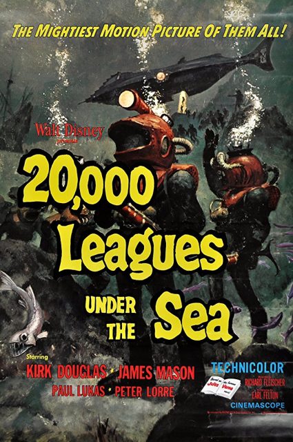 20 000 lieues sous les mers - Photos et affiches. 5 Affiche Poster 20 000 lieues sous mers leagues under sea disney