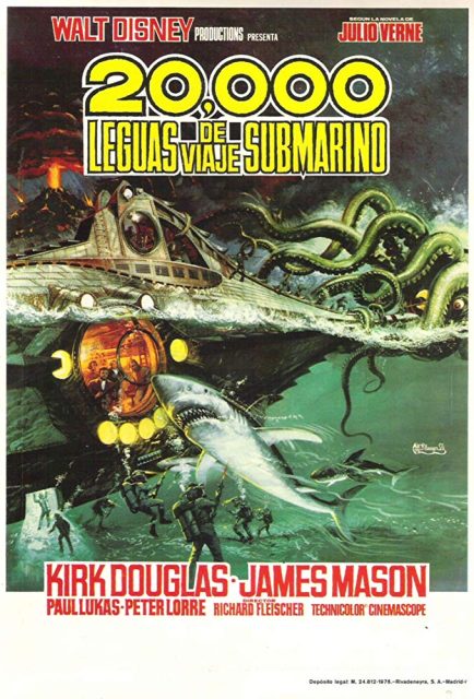 20 000 lieues sous les mers - Photos et affiches. 7 Affiche Poster 20 000 lieues sous mers leagues under sea disney