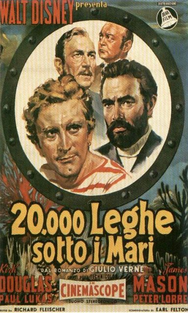 20 000 lieues sous les mers - Photos et affiches. 9 Affiche Poster 20 000 lieues sous mers leagues under sea disney