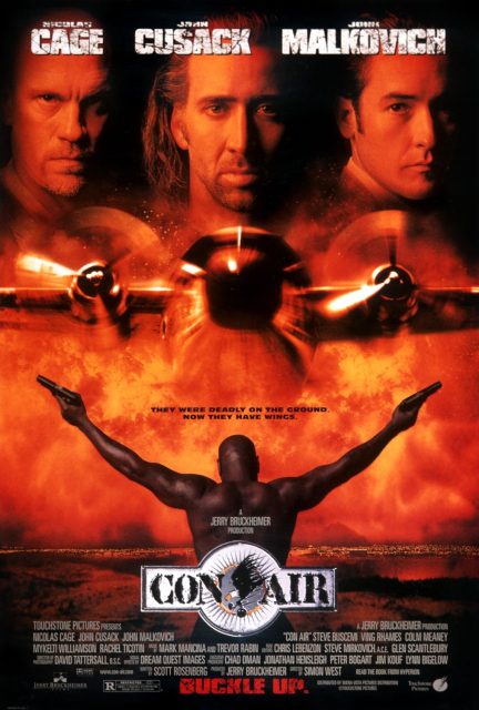 Les ailes de l'enfer. 11 Affiche Poster Les ailes de l'enfer Con Air Disney Touchstone Pictures