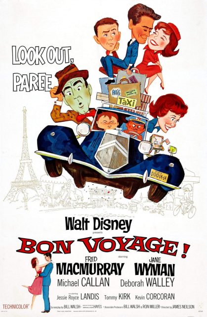 Affiche Poster bon voyage disney