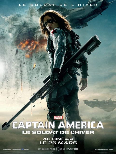 Captain America : le soldat de l'hiver - Photos et affiches. 4 Affiche Poster Captain America Soldat Hiver Winter Soldier Disney Marvel