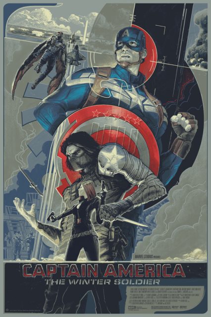 Captain America : le soldat de l'hiver - Photos et affiches. 19 Affiche Poster Captain America Soldat Hiver Winter Soldier Disney Marvel
