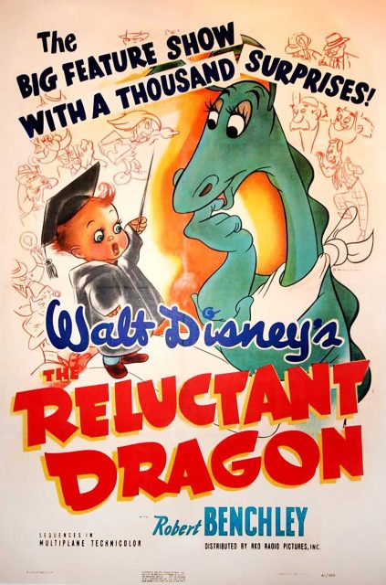 Le dragon récalcitrant. 1 Affiche Poster de Le dragon récalcitrant Reluctant 1941