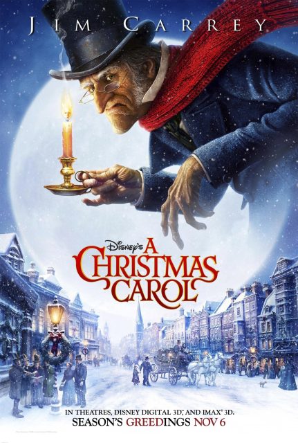 Affiche Poster drôle noel scrooge christmas carol disney