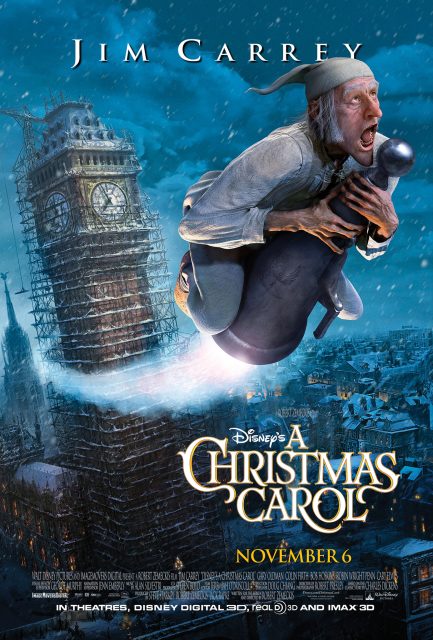 Affiche Poster drôle noel scrooge christmas carol disney