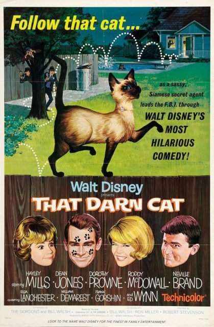 Affiche Poster espion pattes velours darn cat disney