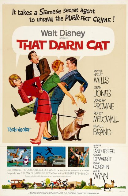Affiche Poster espion pattes velours darn cat disney