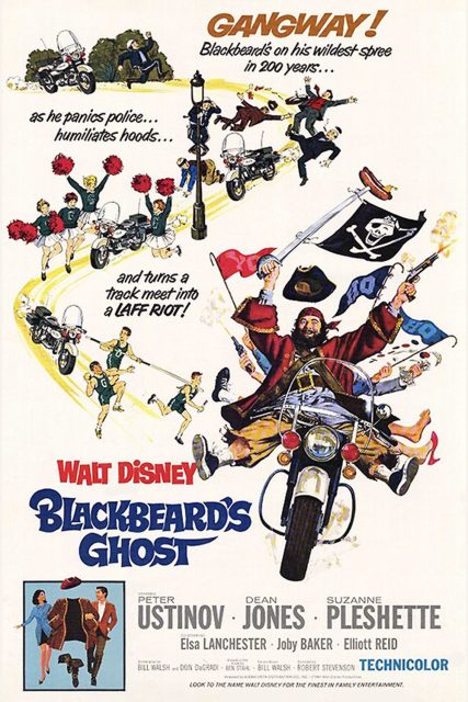 Affiche Poster fantôme barbe noire ghost blackbeard disney