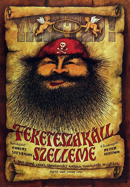 Affiche Poster fantôme barbe noire ghost blackbeard disney