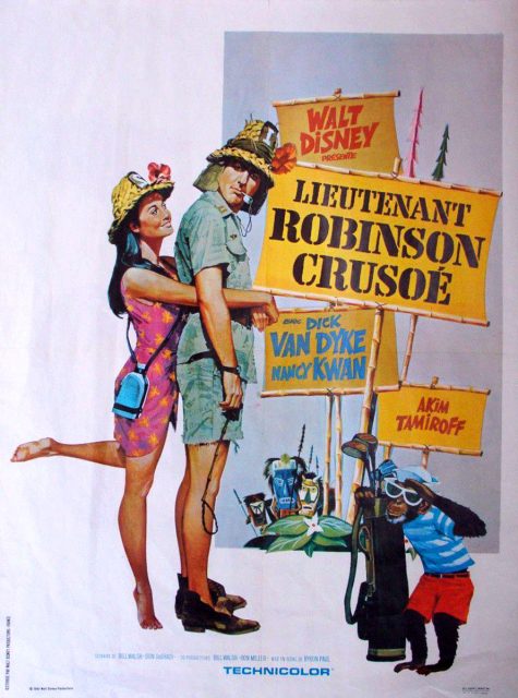 Lieutenant Robinson Crusoé - Streaming. 1 Affiche Poster lieutenant robinson robin crusoe usn disney