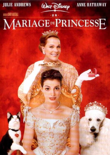 Affiche Poster de Un mariage de princesse Princess Diaries 2 : Royal Engagement avec Anne Hathaway Julie Andrews et Chris Pine 2004