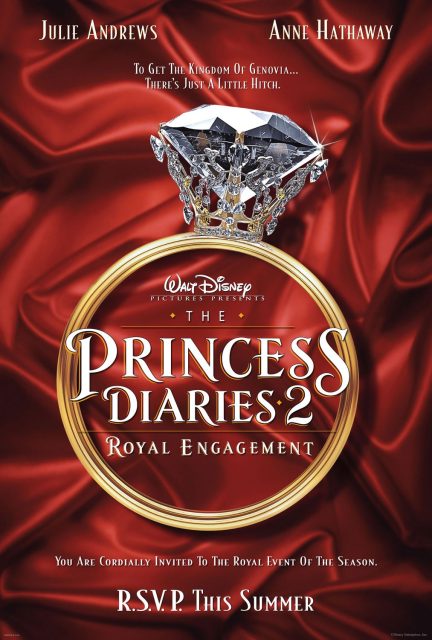 Affiche Poster de Un mariage de princesse Princess Diaries 2 : Royal Engagement avec Anne Hathaway Julie Andrews et Chris Pine 2004