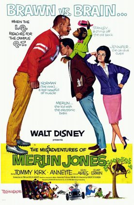 Affiche Poster mésaventures misadventures merlin jones disney