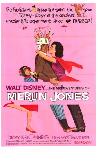 Affiche Poster mésaventures misadventures merlin jones disney