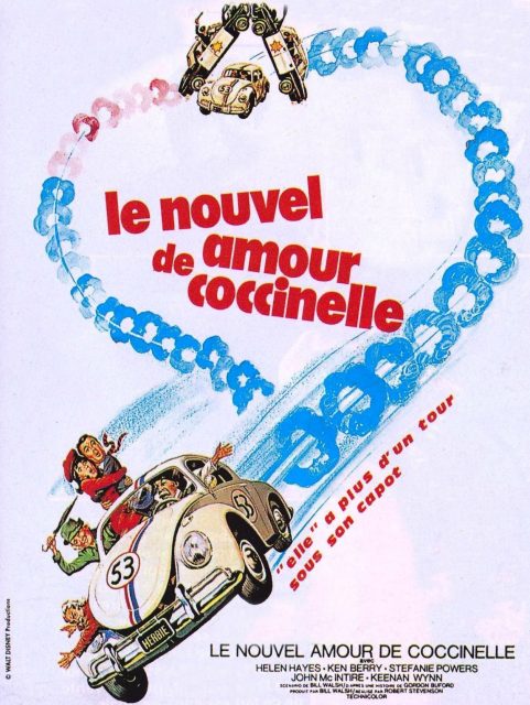 Le nouvel amour de Coccinelle. 1 Affiche Poster de Le nouvel amour de Coccinelle Herbie Rides Again avec Helen Hayes et Ken Berry 1974
