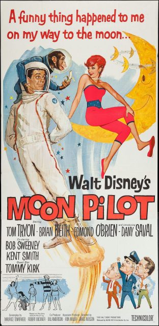 Un pilote dans la Lune - Photos et affiches. 2 Affiche Poster pilote lune moon disney