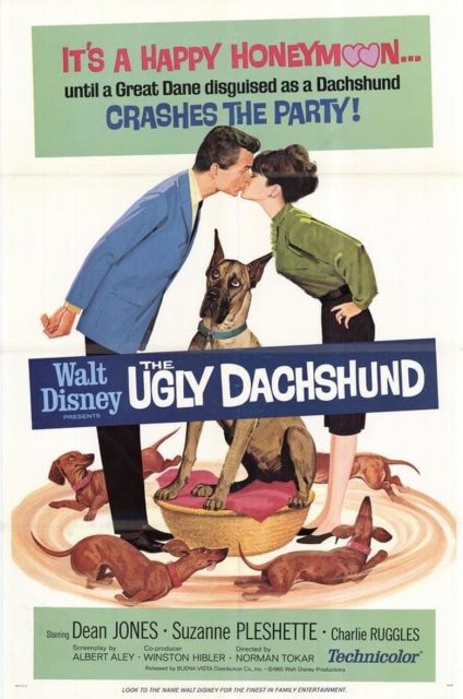 Affiche Poster quatre bassets danois Ugly Dashshund disney