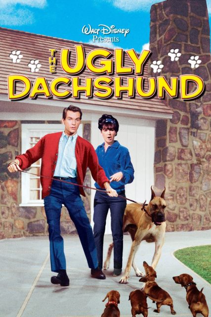 Affiche Poster quatre bassets danois Ugly Dashshund disney