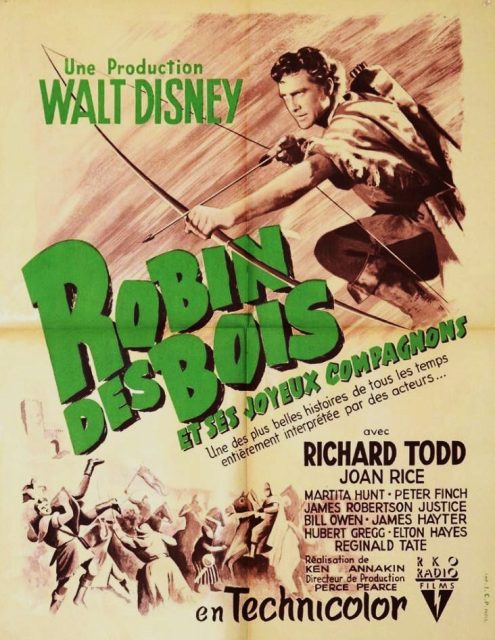 Affiche Poster robin bois joyeux compagnons hood merrie men disney