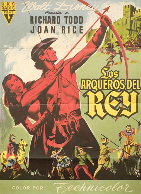 Affiche Poster robin bois joyeux compagnons hood merrie men disney