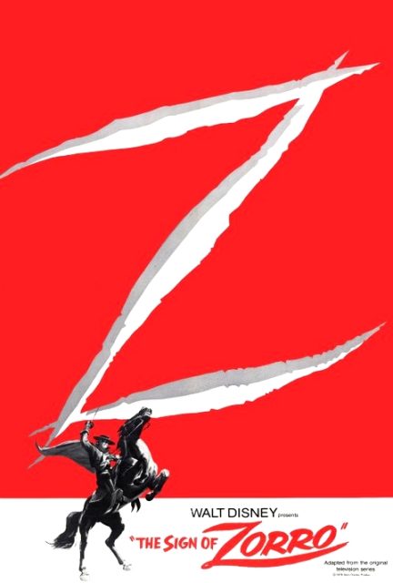 Signé Zorro - Photos et affiches. 3 Affiche Poster signe sign zorro disney